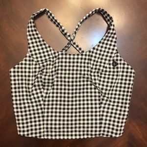 Hollister Gingham Crop Top (S)